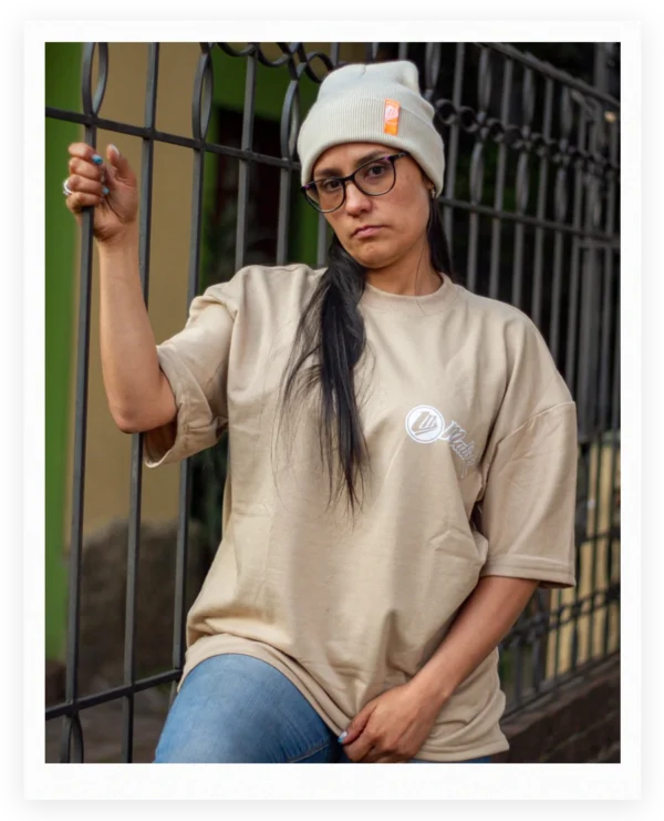 Camiseta oversize Unisex 60% Algodón 40% Poliester, Estampada
