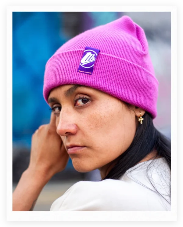 Gorros color fucsia